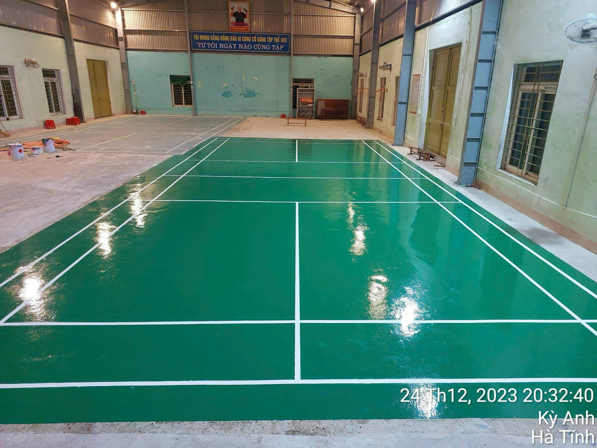 KỸ THUẬT CƠ BẢN VỀ THI CÔNG SÂN THỂ THAO PICKLEBALL